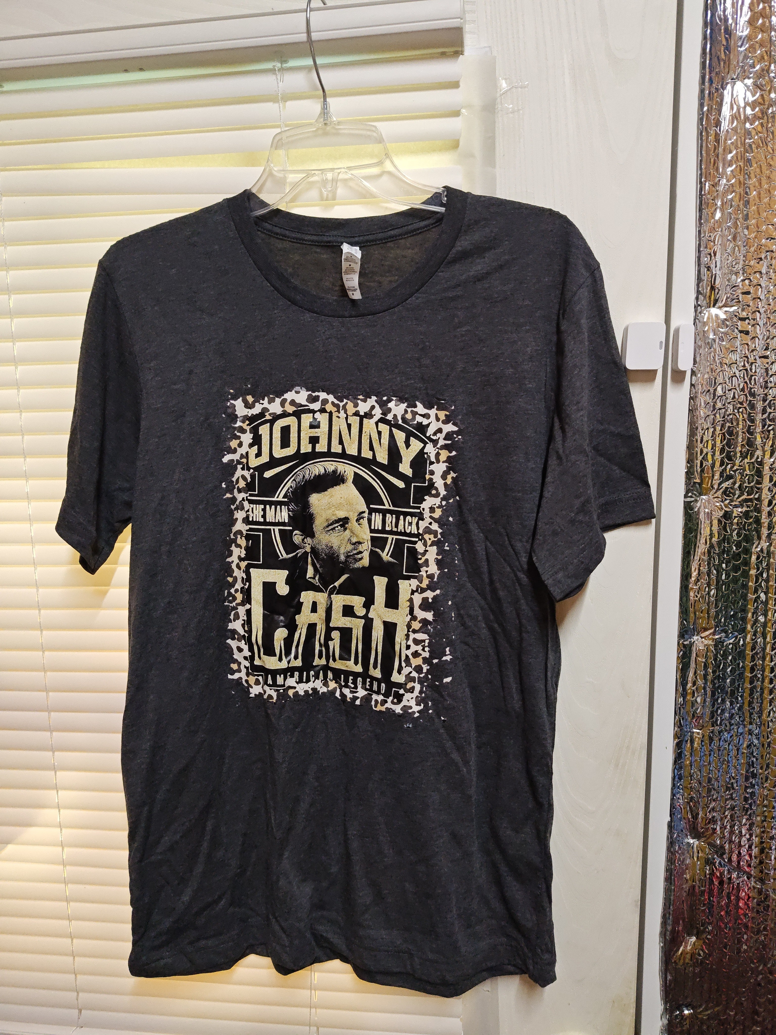 Bella Canvas Black Johnny Cash Graphic Tee